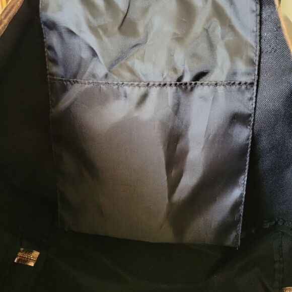 PINK Victoria's Secret Rose Gold & Black Tote Bag - Picture 3 of 4